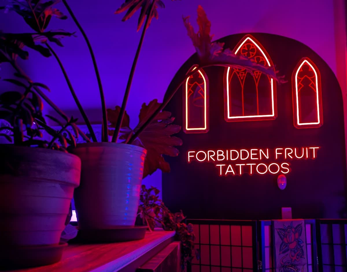 Forbidden Fruit Tattoos in Five Points, Athens, GA