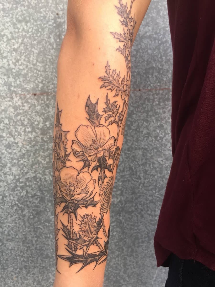 Truths & Roses Tattoo in Downtown Athens, Athens, GA