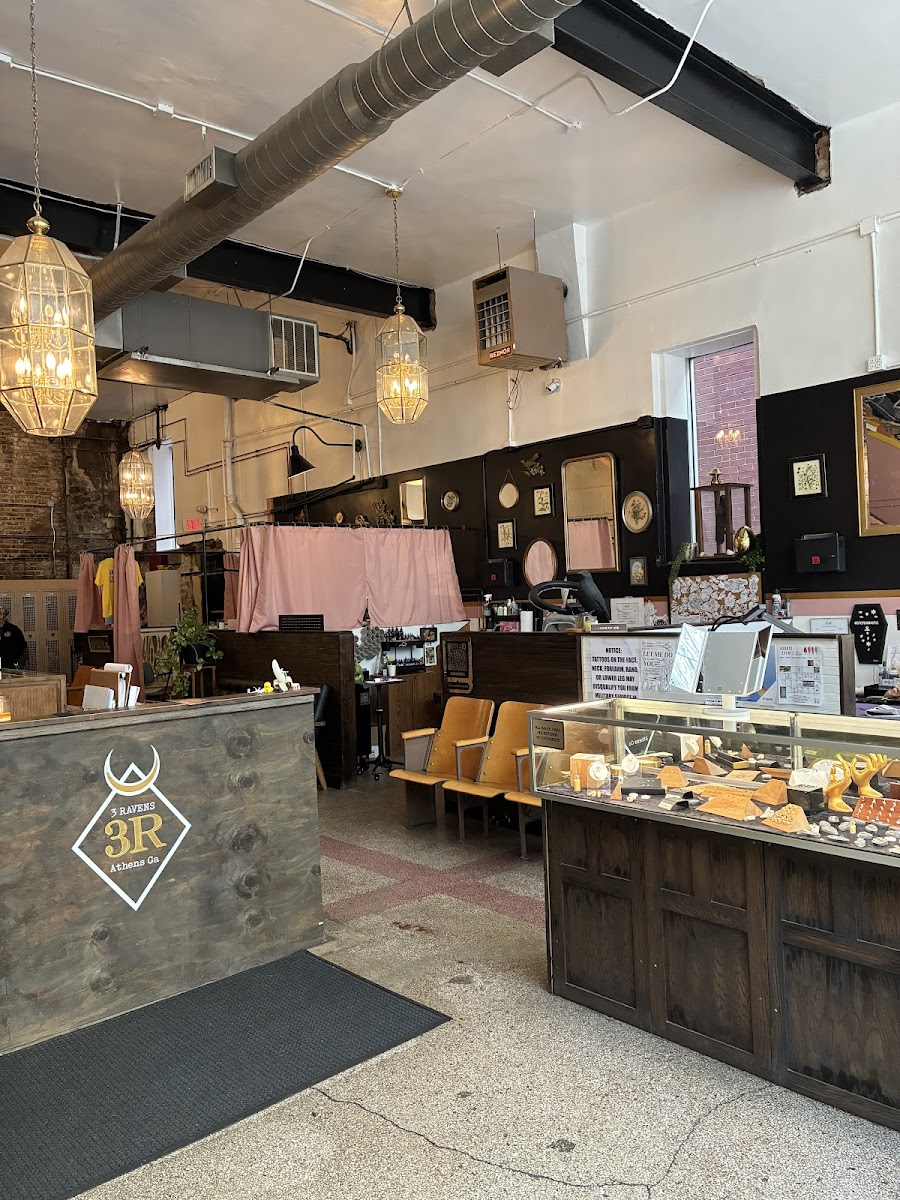 3 Ravens Tattoo & Piercing in Downtown Athens, Athens, GA